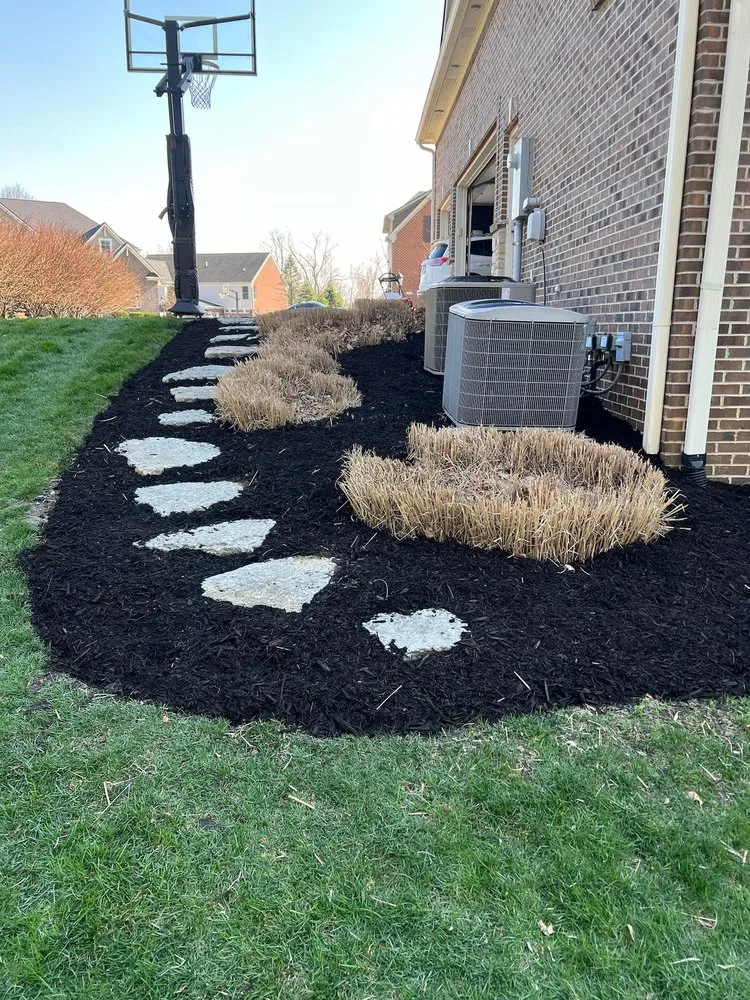 Affordable landscape installation for homes in Fishers, IN by Shelton Exterior Designs