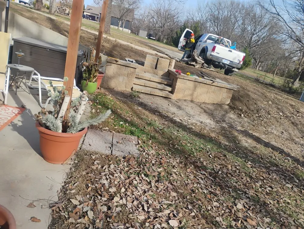 Custom landscape installation in Topeka, KS - Shepherds Home and Lawn Care