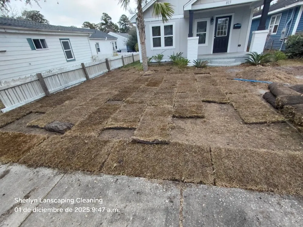 Local garden landscaping for residential properties across Wilmington, NC - Sherlyn landscaping & cleaning Services LLC