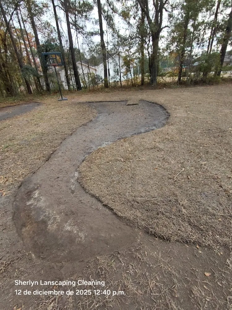 Professional landscape design with custom design in Wilmington, NC by Sherlyn landscaping & cleaning Services LLC