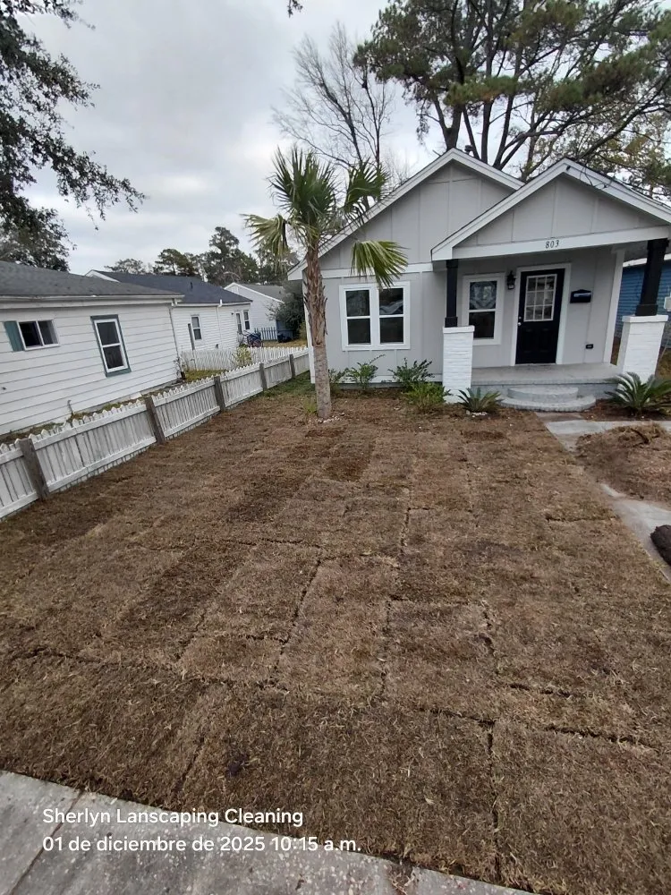 Custom residential landscaping in Wilmington, NC - Sherlyn landscaping & cleaning Services LLC