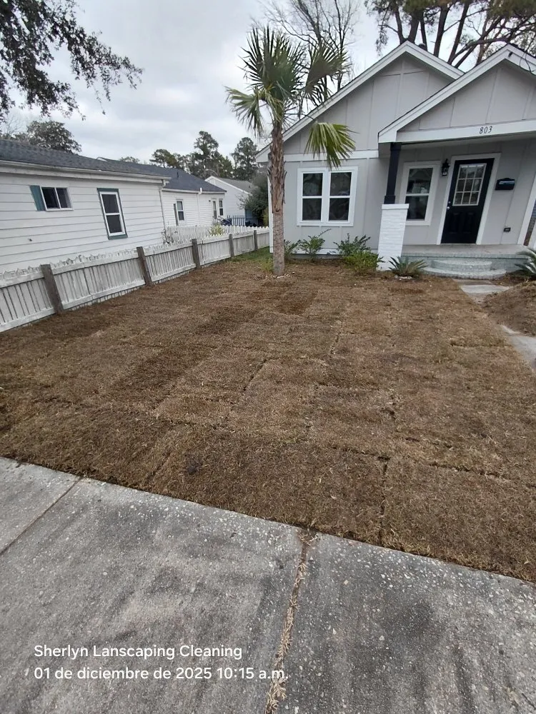 Top-rated outdoor landscaping for residential properties across Wilmington, NC - Sherlyn landscaping & cleaning Services LLC