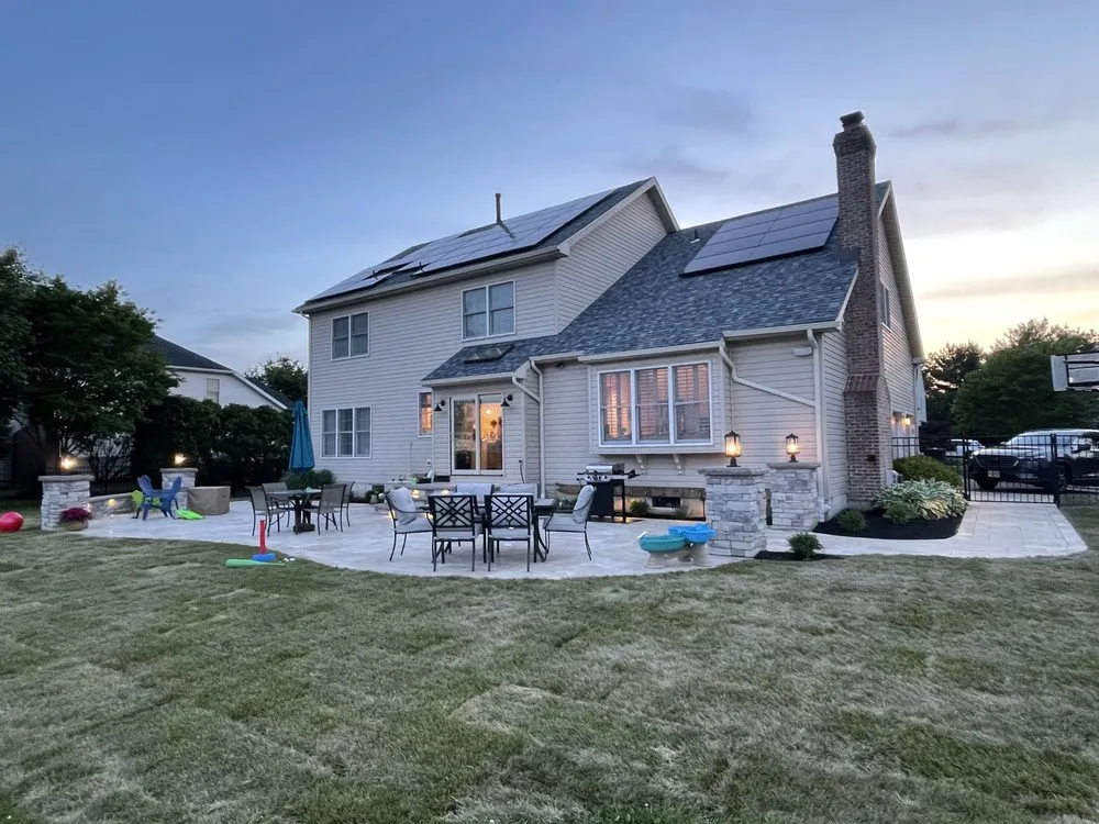 Custom outdoor landscaping in Southampton, NJ by Sherwood Landscape Lighting & Design