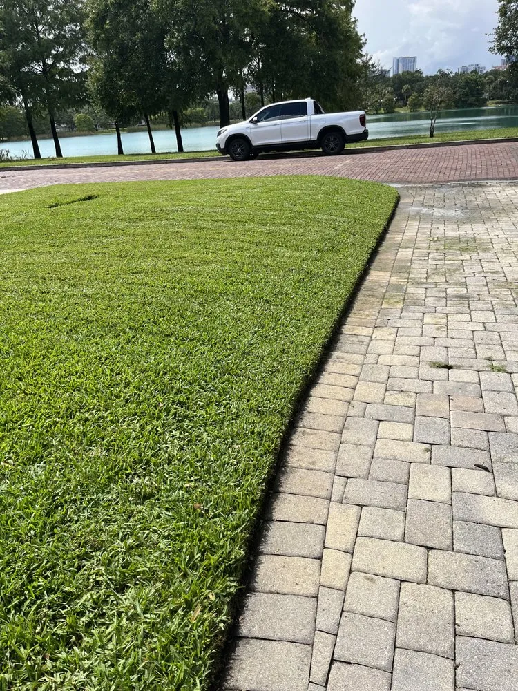 Professional landscape installation in Aloma, FL by Shhh Yardkeeping