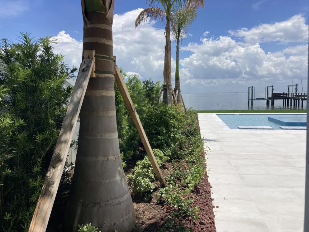 Custom landscape installation for homes across Tampa, FL - Shield Landscaping