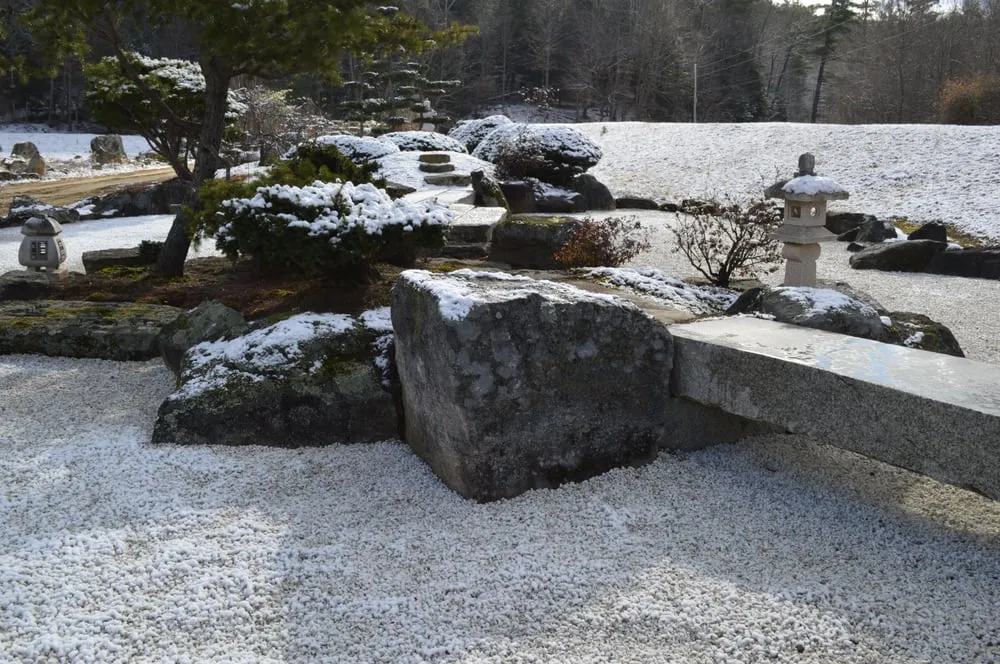 Professional landscape installation in Wentworth, NH - Shin-Boku Nursery