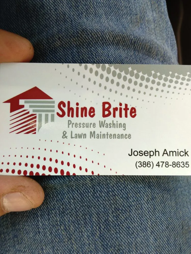 Local lawn care service experts serving Edgewater, FL - Shine Brite pressure washing and lawn maintenance