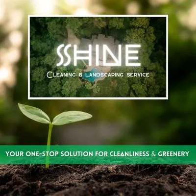 Shine Cleaning & Landscaping Service Logo