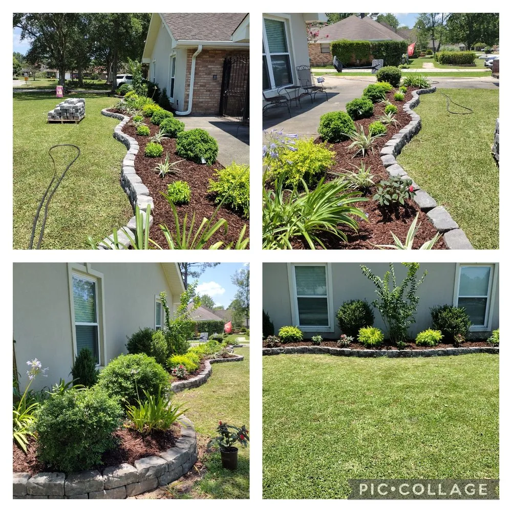 Local lawn mowing service for beautiful yards in Picayune, MS by Shine The Light Garden And Landscaping