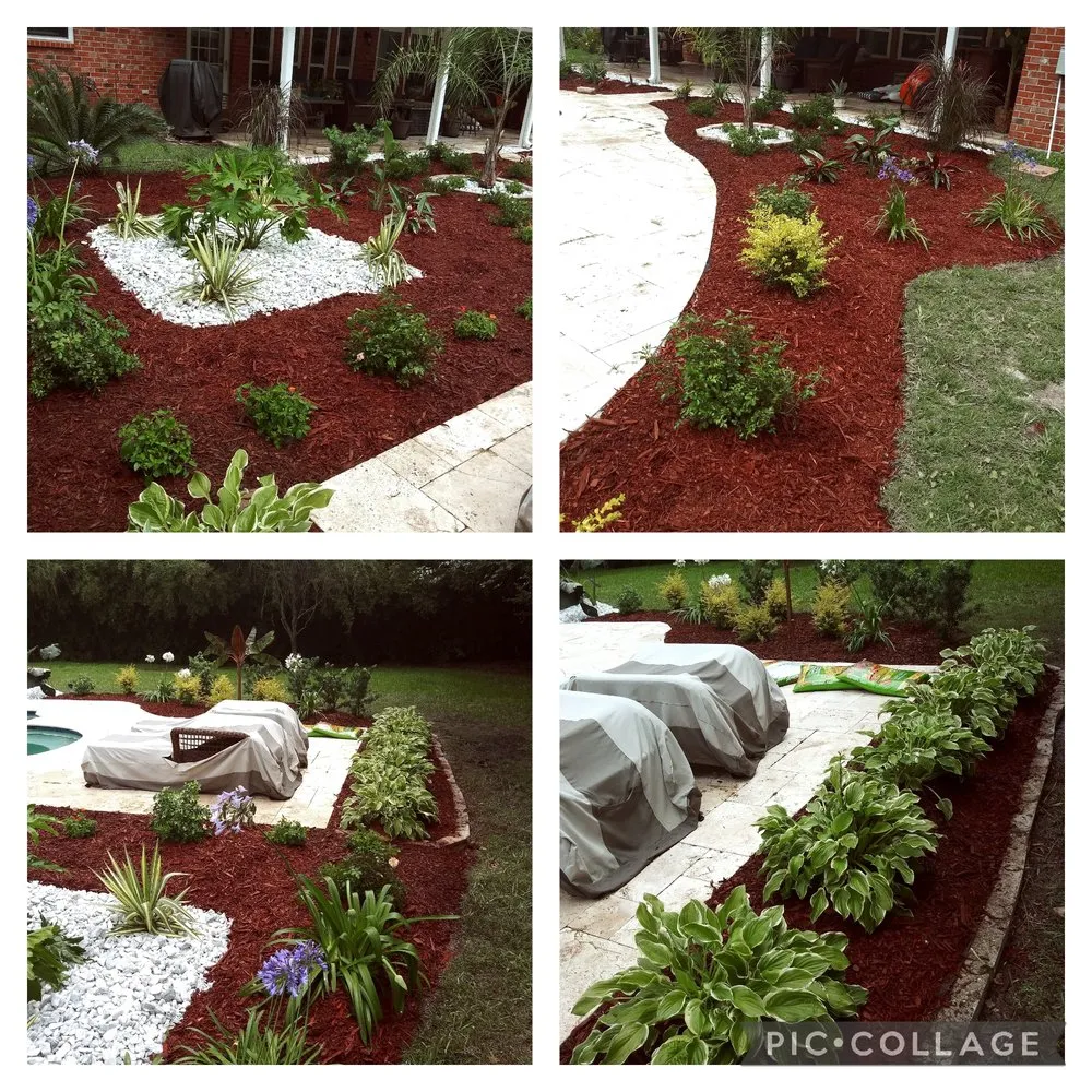 Professional landscape installation with custom design in Picayune, MS by Shine The Light Garden And Landscaping