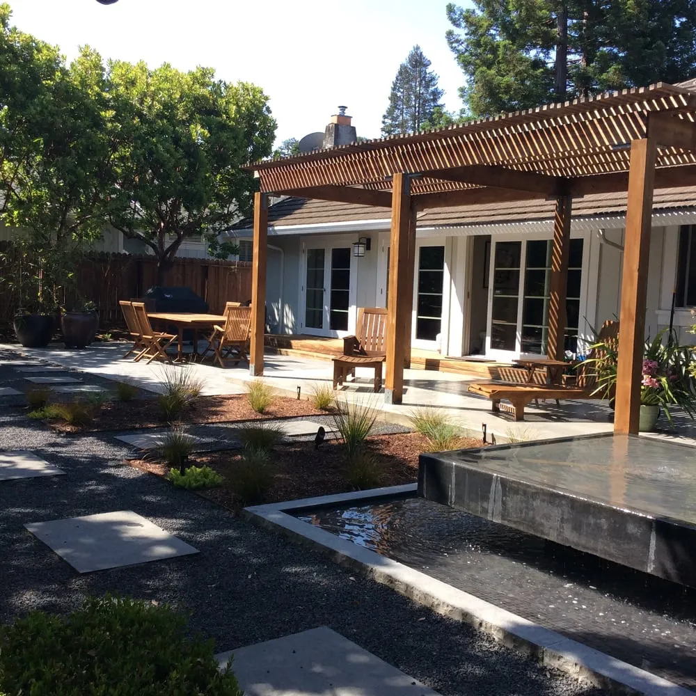 Professional outdoor landscaping with custom design across Oakland, CA - Shirin Bond Landscaping