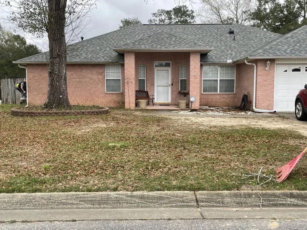 Custom garden landscaping with custom design in Pensacola, FL by Shobe’s All Around