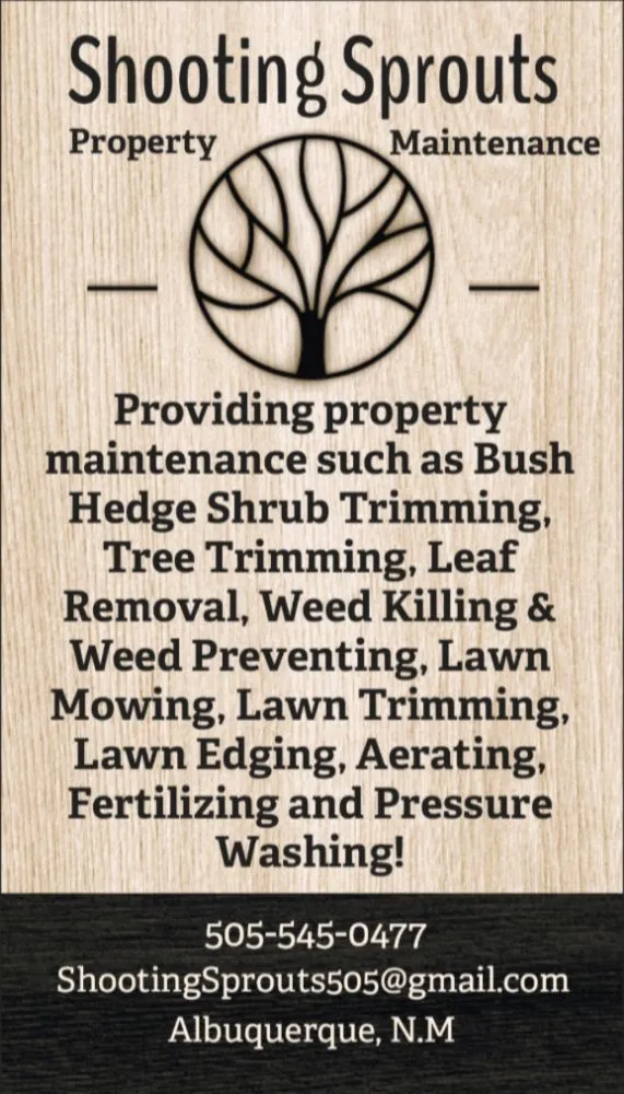 Top-rated lawn care service in Albuquerque, NM - Shooting Sprouts Property Maintenance