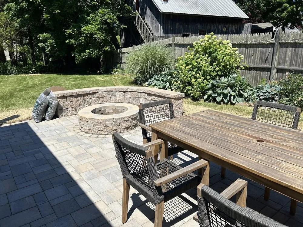 Trusted landscape installation with custom design in Branford, CT by Shorehaven Landscape