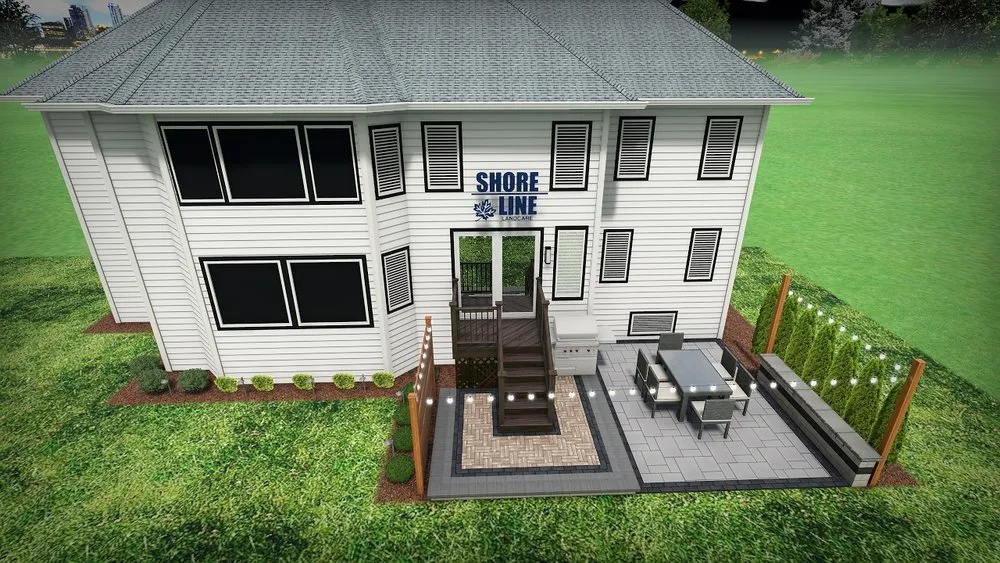 Professional outdoor landscaping in Aurora, IL by Shoreline Landcare