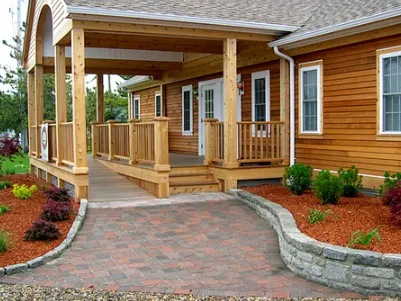 Custom outdoor landscaping in Clinton, CT by Shoreline Landscapes