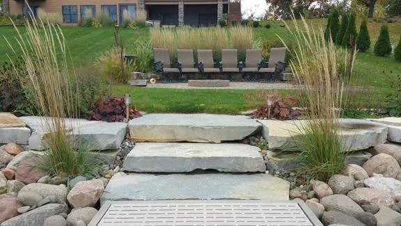 Custom landscape installation for homes across Chisago City, MN - Shoreline Landscaping