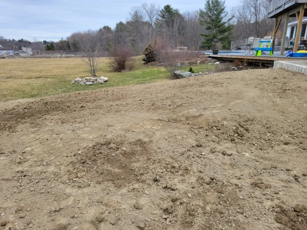 Professional outdoor landscaping for homes in Corinna, ME by Shorettes Driveway Maintenance