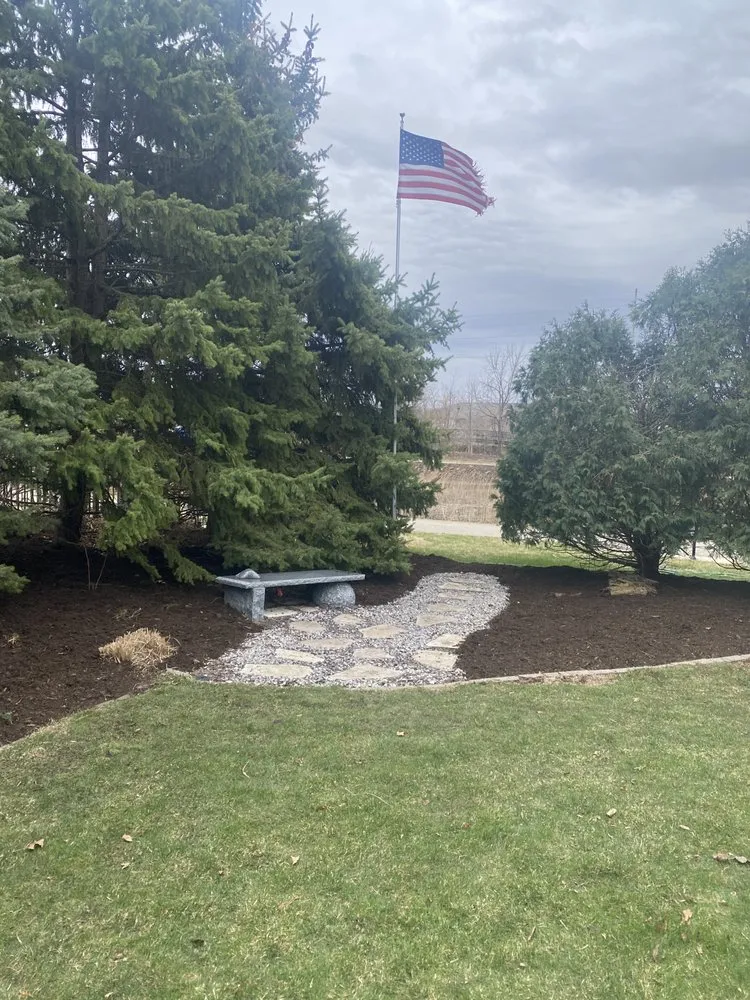 Custom residential landscaping in Normal, IL by Shovel & Spade Landscaping