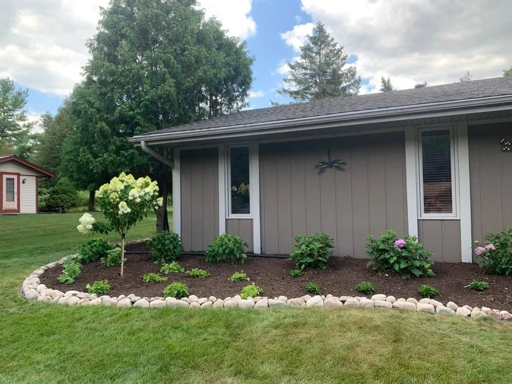 Custom outdoor landscaping in Normal, IL by Shovel & Spade Landscaping