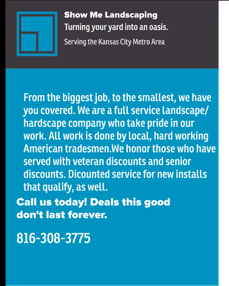 Reliable yard maintenance near you across Lee's Summit, MO - Show Me Outdoor Living