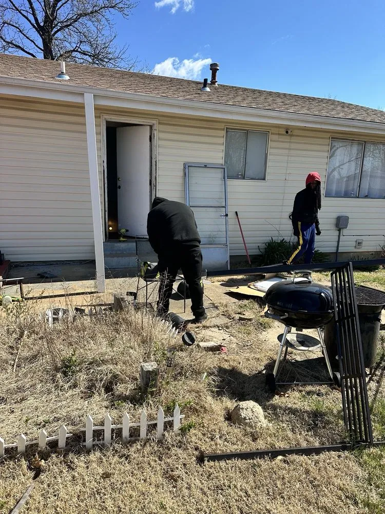 Custom yard cleanup service for outdoor upgrades in Ferguson, MO by Show Me Work Construction