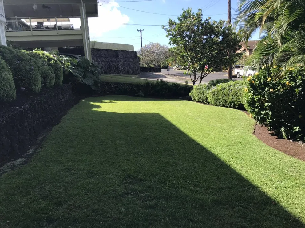Top-rated yard cleanup service for residential properties in Kailua-Kona, HI by SHOW-U-HAO Landscape Maintenance