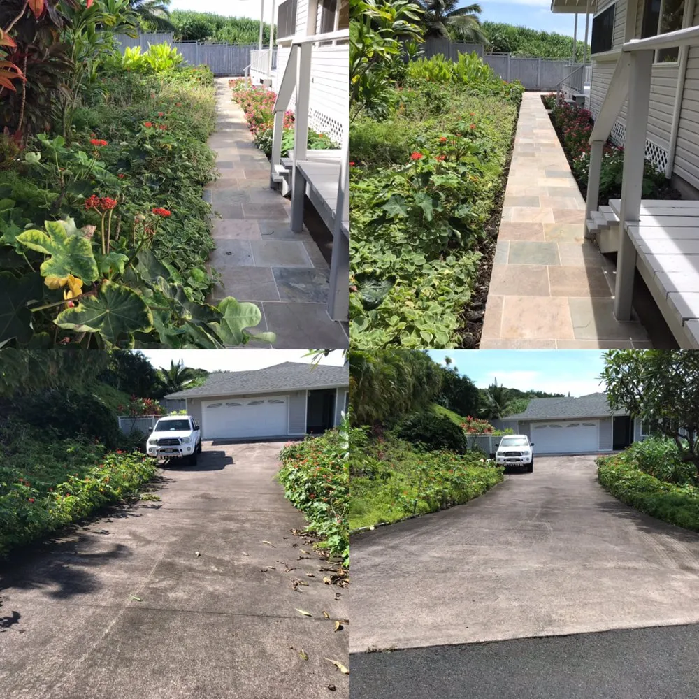 Local garden landscaping for homes in Kailua-Kona, HI by SHOW-U-HAO Landscape Maintenance