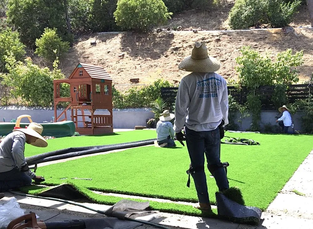 Top-rated lawn care service for residential properties in West Hills, CA by Showcase Renovations