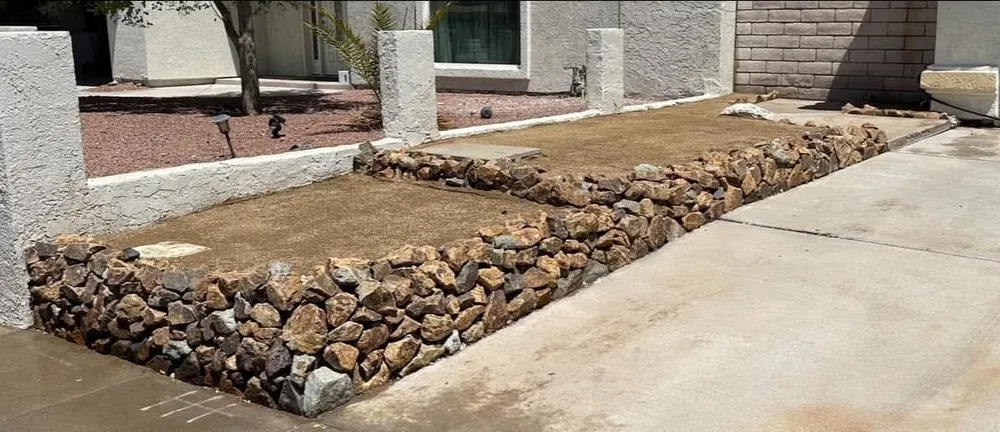 Affordable lawn mowing service in Bullhead City, AZ by Showtime Landscaping & Maintenance