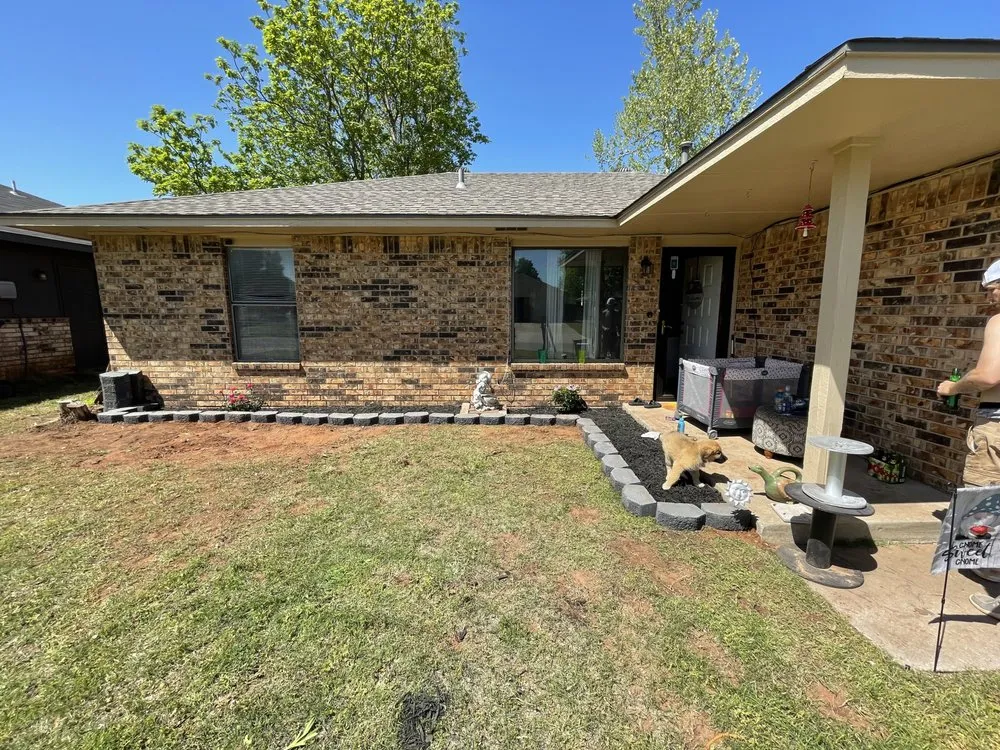 Custom landscape design in Yukon, OK - Shriver Services