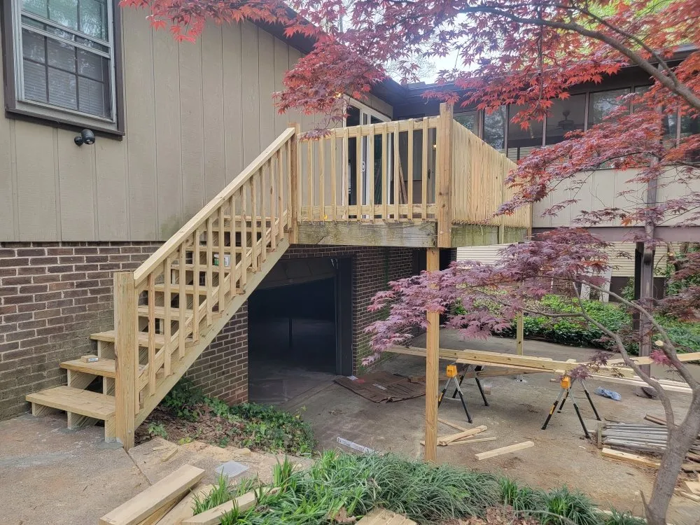 Custom yard cleanup service in Duncan, SC by Shuler Home Solutions