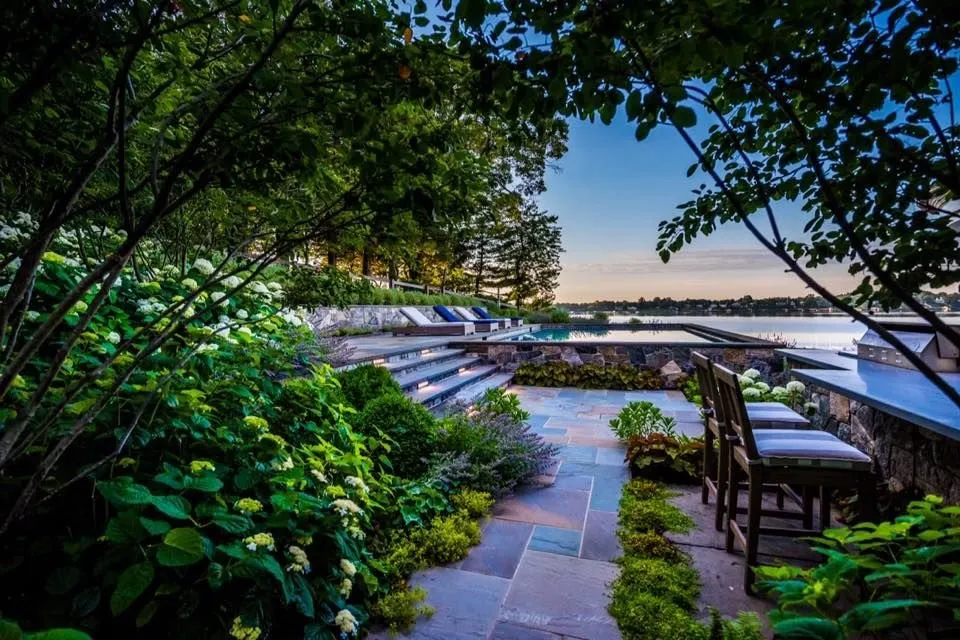 Professional landscape installation in Red Bank, NJ by Siciliano Landscape