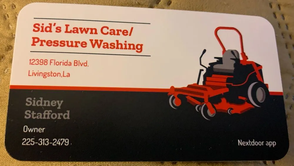Top-rated landscaping services in Livingston, LA - Sid's Lawn Care