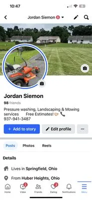 Siemon’s lawncare & landscaping Logo