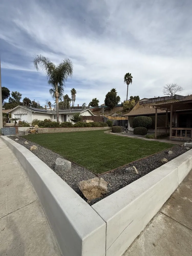 Custom garden landscaping for year-round maintenance in Escondido, CA by Sierra Landscape