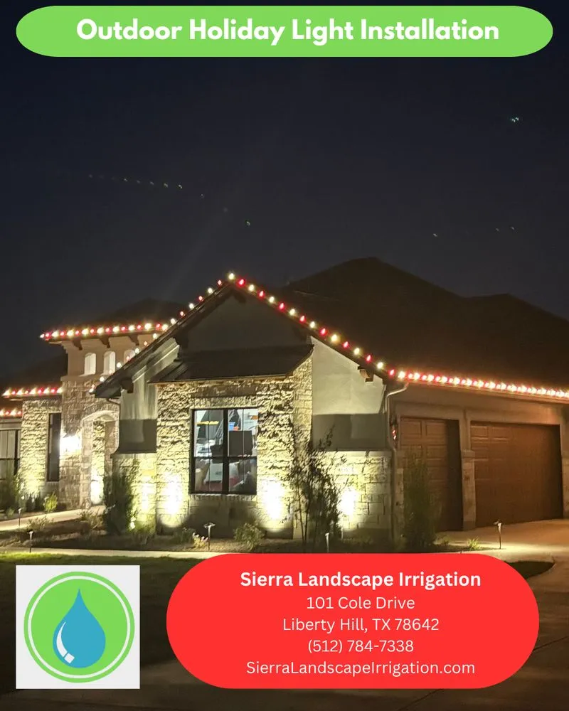 Local landscape installation near you in Liberty Hill, TX by Sierra Landscape Irrigation