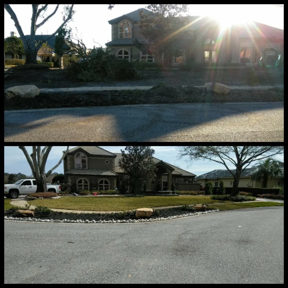 Custom landscape installation in Winter Garden, FL - Sierra Landscaping