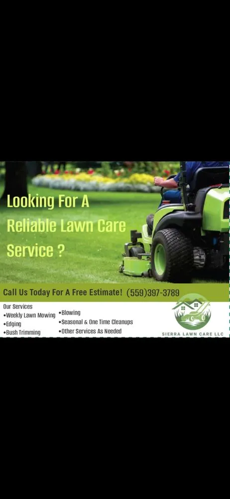 Professional lawn mowing service in Cutler, CA by Sierra Lawn Care