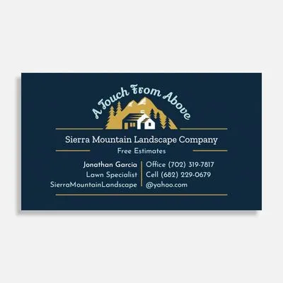Sierra Mountain Landscape Logo