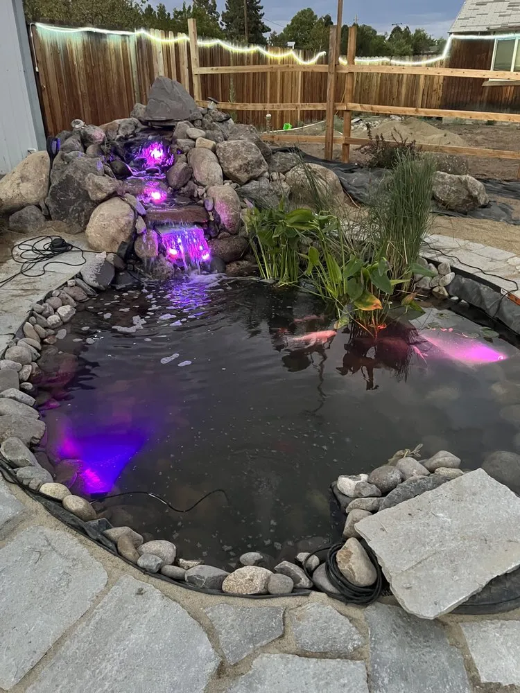Custom residential landscaping with custom design in Carson City, NV by Sierra Nevada Maintenance