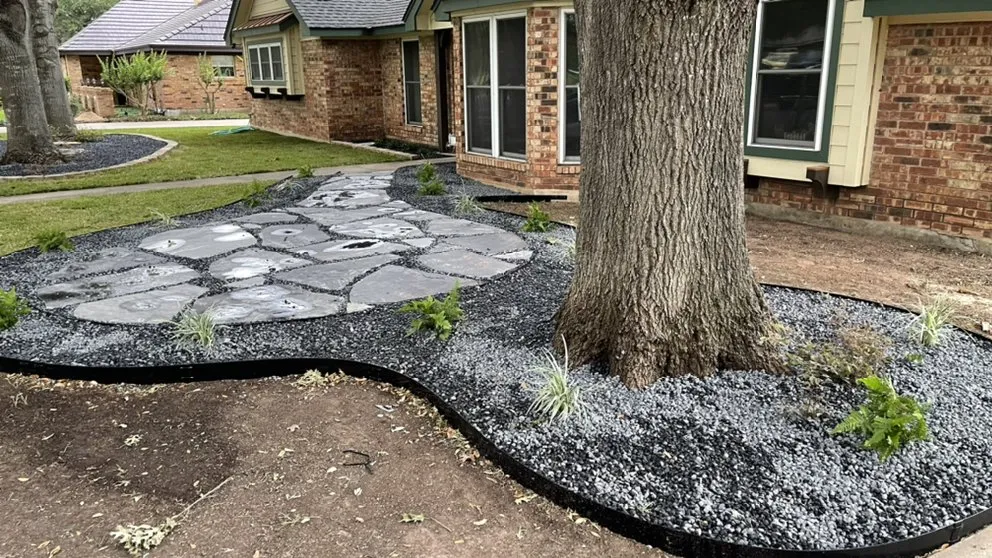 Affordable landscape installation near you in Austin, TX by Sierra Scapes