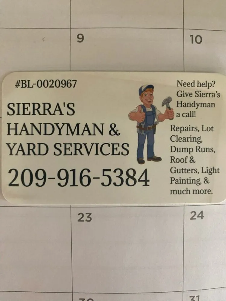 Expert lawn mowing service for beautiful yards across Arnold, CA - Sierra’s Handyman and Yard Services