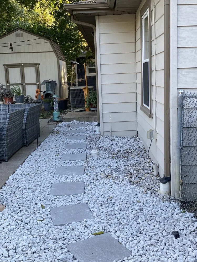 Local landscape installation in Hurst, TX - Sierra's Tree Service