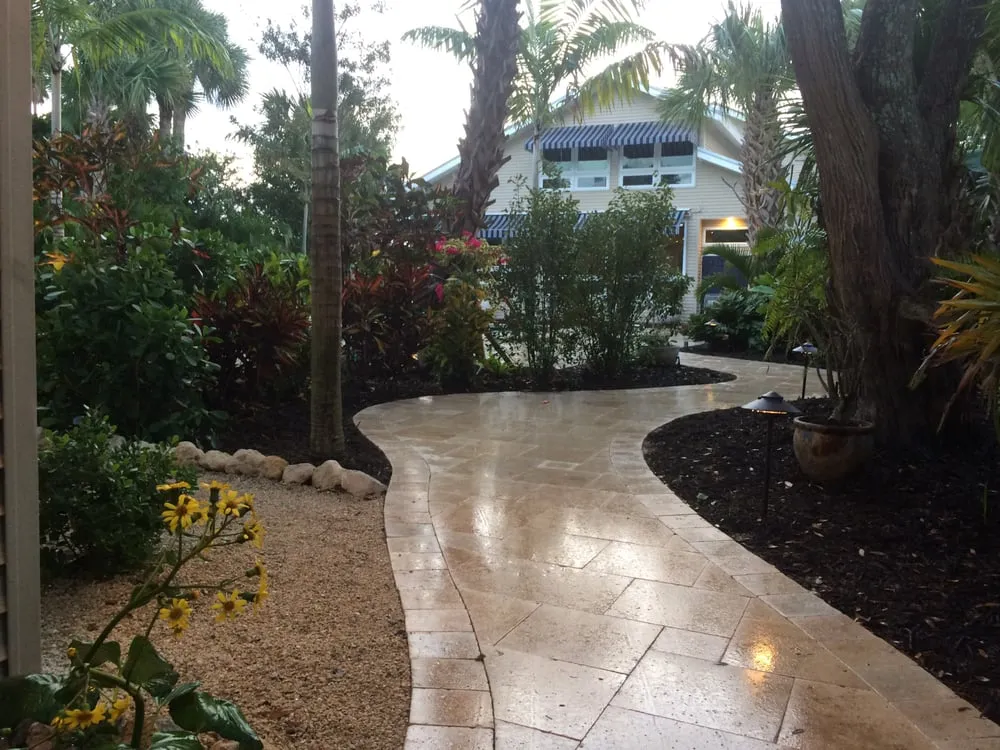 Professional lawn care service with custom design across Sarasota, FL - Siesta Key Landscape