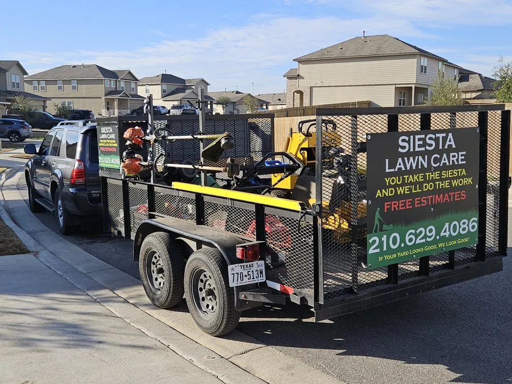 Local yard maintenance for outdoor upgrades in Floresville, TX by Siesta Lawn Care