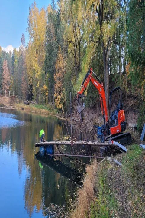 Local landscape installation in Pulaski, WI by Sievert Excavating