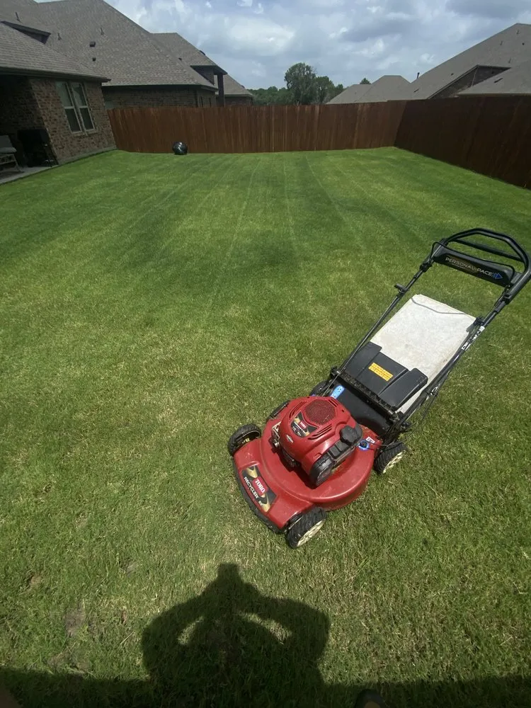 Custom residential landscaping in Pottsboro, TX by Signature Greens