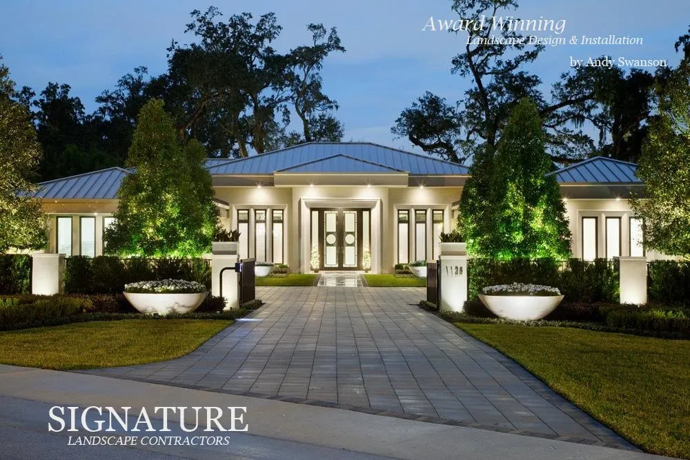 Local landscape installation in Maitland, FL by Signature Landscape Contractors