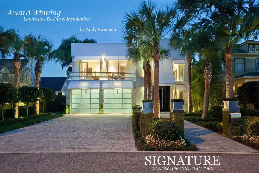 Custom lawn mowing service in Maitland, FL by Signature Landscape Contractors